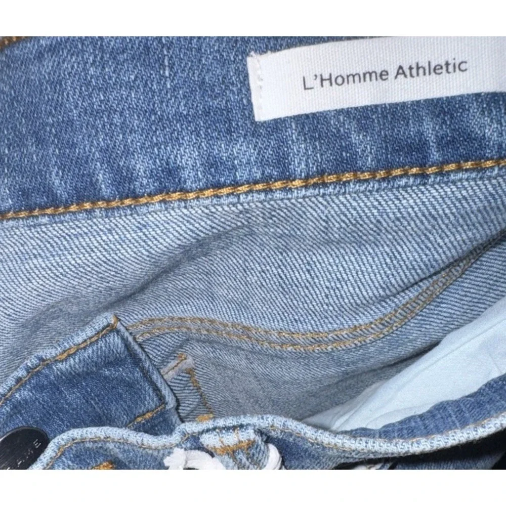 Frame‎ L'Homme Athletic Jeans Mens Size 30 Blue Stretch Denim Heistand LMHA691